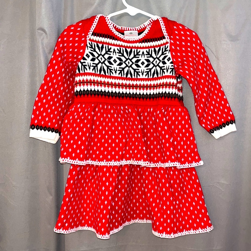 Adorable Christmas sweater dress from Hanna Anderson